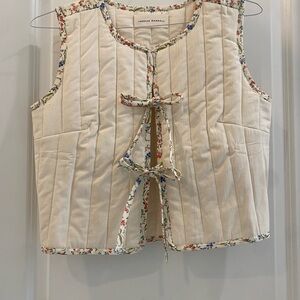 Loeffler Randall Floral Quilted Vest